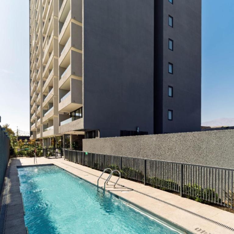 Departamento nuevo con estacionamiento cerca del metro y hermosa vista - Two-Bedroom Apartment - 12