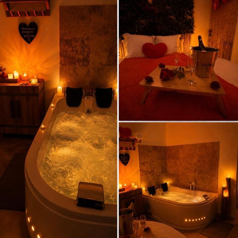 COCON LOVE Suite Romantique Balnéo La Citadelle Aigues Mortes - Studio avec Lit King-Size - 3
