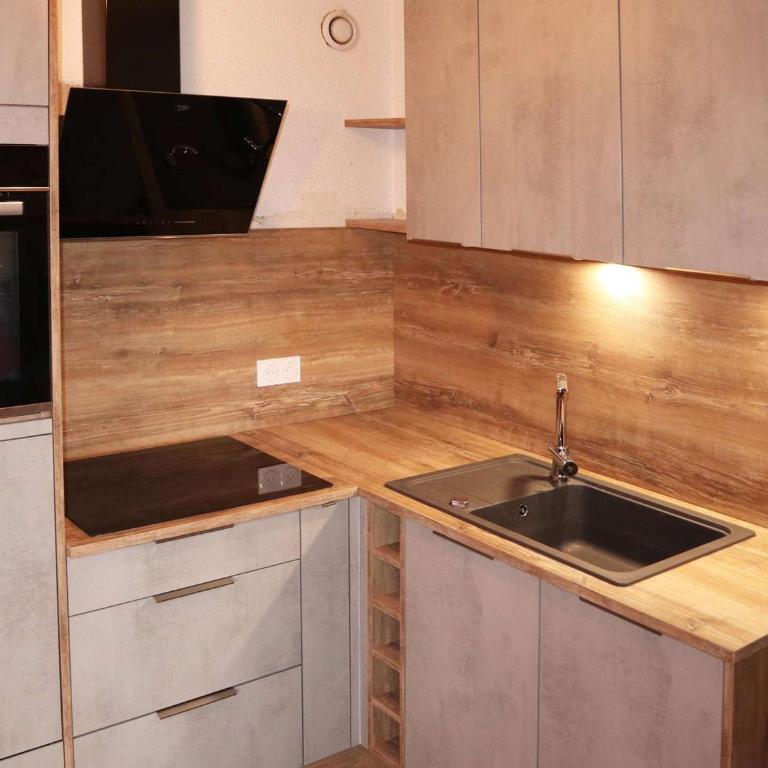Appartement confort 2P, 6 pers, cœur de station, accès direct pistes, cheminée, WiFi, TV, balcon ouest - FR-1-322-297 - Appartement (6 Adultes) - 4