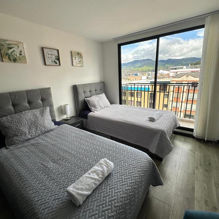 hermoso apto con balcon en Unicentro wifi cocina parqueadero - Three-Bedroom Apartment - 2