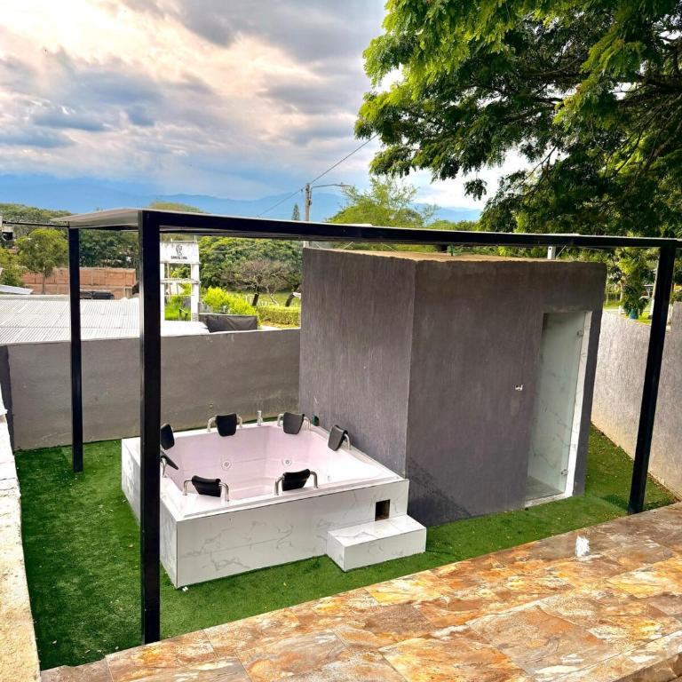 Casa campestre con piscina y Jacuzzi - Casa con 1 dormitorio - 15