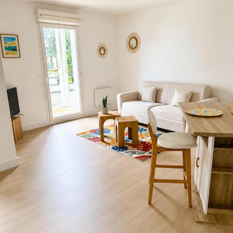 Appartement bassin d Arcachon avec balcon et parking - Monolocale con Divano-Letto - 4