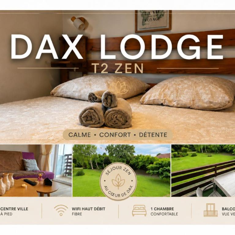 DaxLodge T2 Zen - Appartement 1 Chambre - 1