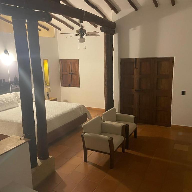 Hotel Lengerke Barichara - Deluxe Double Room with Bath - 3
