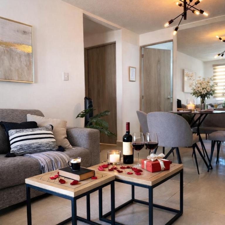 Depa tranquilo con estacionamiento y WiFi - Apartamento de 2 dormitorios - 3