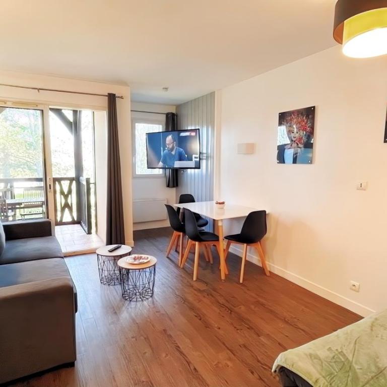Face au Golf de Deauville avec Piscine et Parking - One-Bedroom Apartment - 3