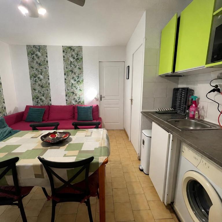 Charmant T3 Clim, calme,3 min de la plage - Apartamento de 1 dormitorio - 6