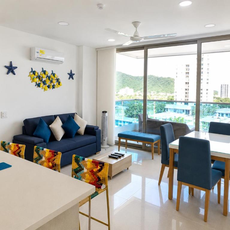 Apartamento en Samaria Club de Playa Privada Salida Directa al Mar en Pozos Colorados cerca a Zazue, Estelar, Playa Bello Horizonte, Cabo Tortuga #1 - Apartamento con vistas al mar - 18