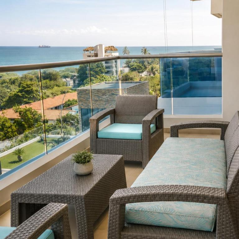 Apartamento en Samaria Club de Playa Privada Salida Directa al Mar en Pozos Colorados cerca a Zazue, Estelar, Playa Bello Horizonte, Cabo Tortuga #1 - Apartamento con vistas al mar - 23