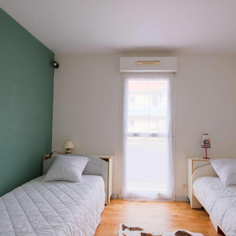 Joli T3 à Biscarrosse avec terrasse, jardin privatif, parking et wifi - proche lac et forêt - FR-1-877-44 - Appartement - 7