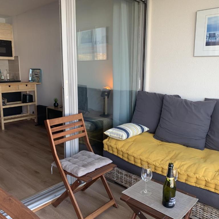 Studio Climatisé 2/3 pers avec Parking à Gruissan - FR-1-796-97 - Apartamento - 4