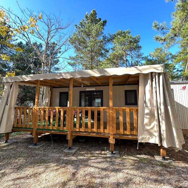 Mobil-home récent - 7 pers., forêt / plage - FR-1-777-50 - Mobile Home - 8