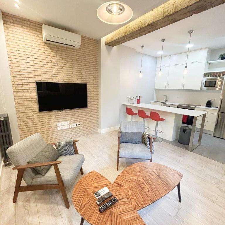 Cómodo y luminoso apartamento temporal en Ventas - Apartamento Estándar de 1 dormitorio - 2