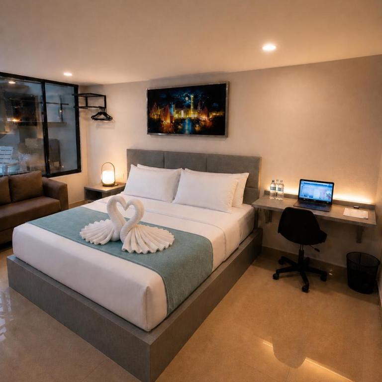 Urban Suites Castellena - Habitación Deluxe - 1 cama grande - 4