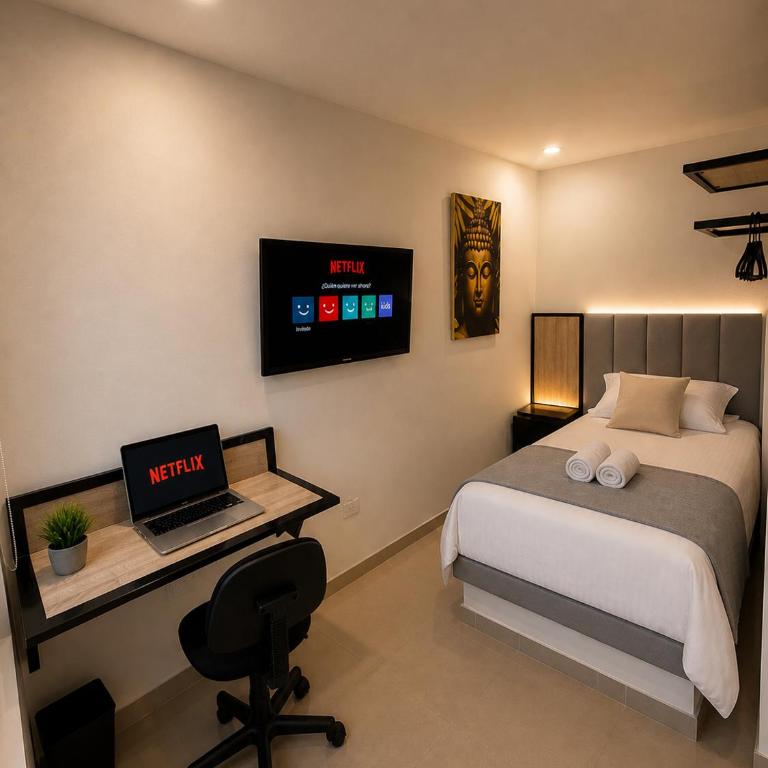 Urban Suites Castellena - Habitación Doble Pequeña - 5