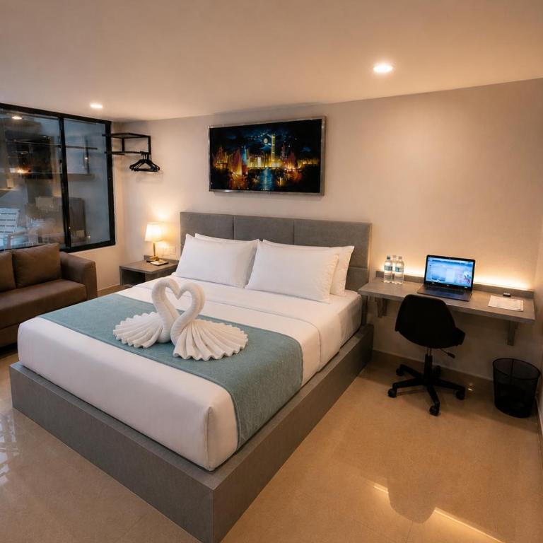 Urban Suites Castellena - Habitación Deluxe - 1 cama grande - 6