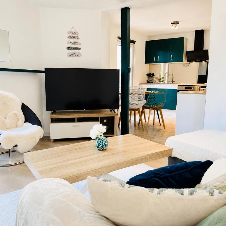 L'Émeraude Troyenne - Wifi & Lave linge - Paisible - Apartment mit 1 Schlafzimmer - 9