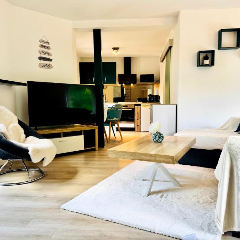 L'Émeraude Troyenne - Wifi & Lave linge - Paisible - Apartment mit 1 Schlafzimmer - 5