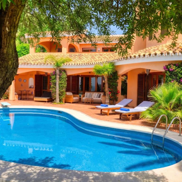 3163 Luxury Mediterranean Villa with Private Pool - Villa con vistas al mar - 45