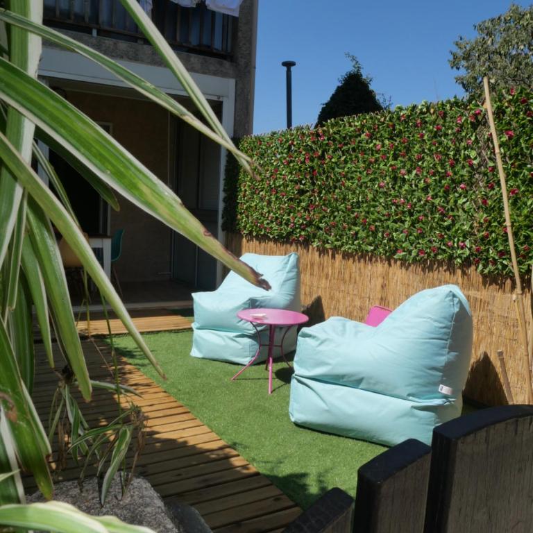 Studio climatisé avec jardin privatif et parking - Appartement 2 Chambres - 9