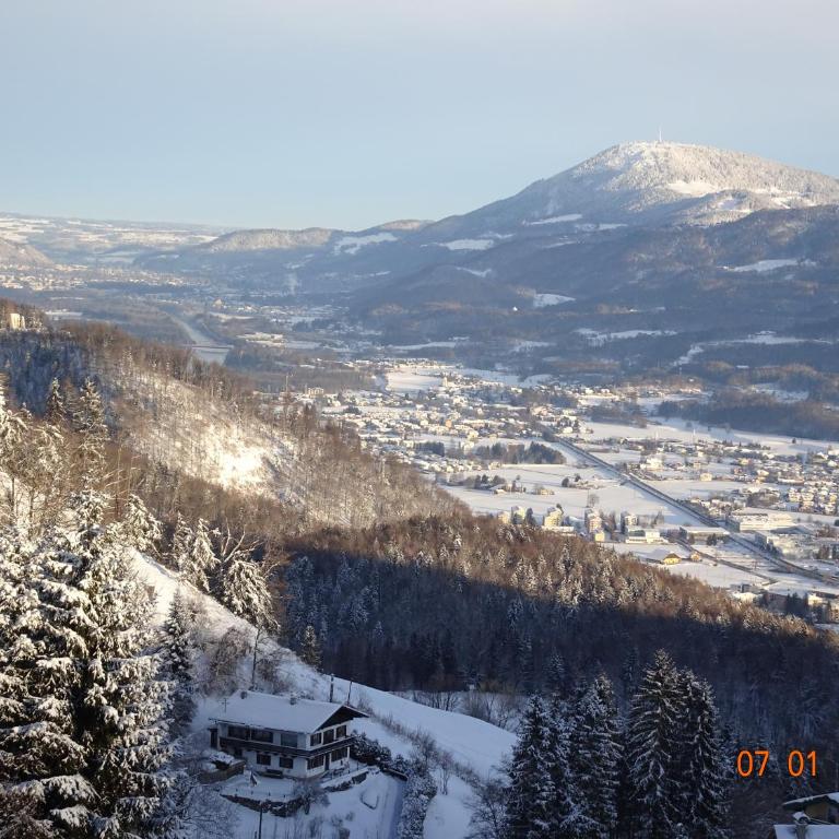 Ferienwohnung Löffelberger - Apartment mit 1 Schlafzimmer, Balkon und Bergblick - 33