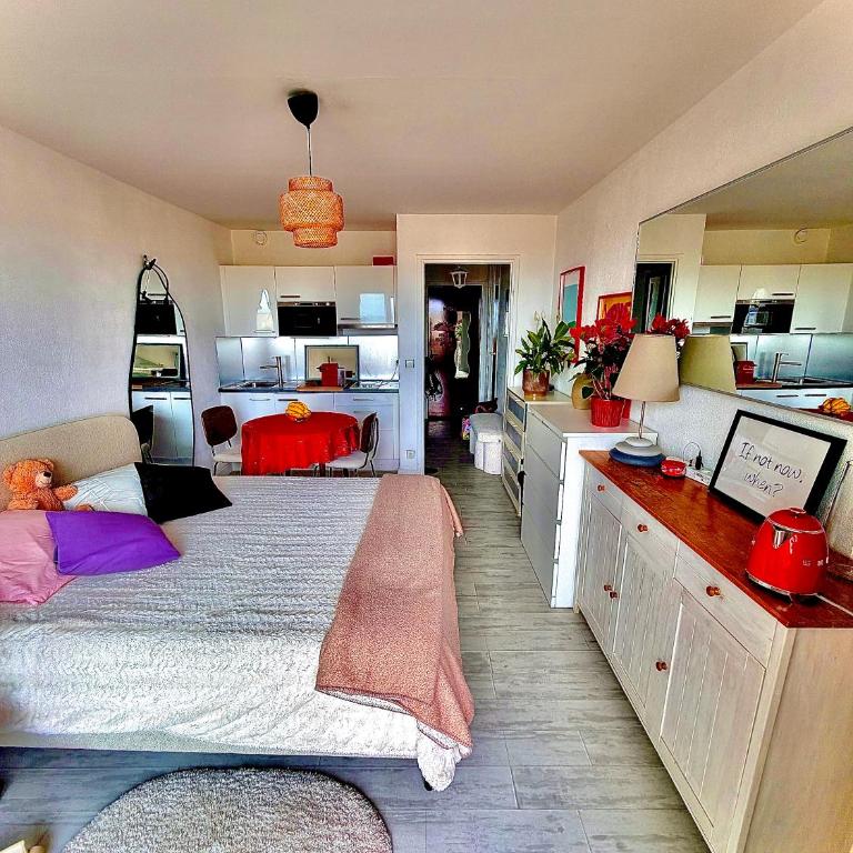 Studio vue mer 70 m de plage - Appartement 1 Chambre - Vue sur Mer - 4