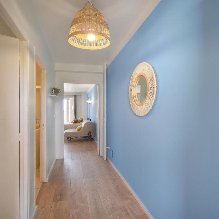 FRGK 'Wilson Palace' AC WIFI FIBRE Terrasse 5min des Plages - Studio Apartment with Balcony - 23