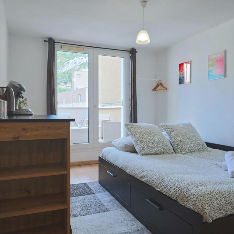 Studio Arago proche gare et commodités, grande terrasse - Appartement 1 Chambre - 8