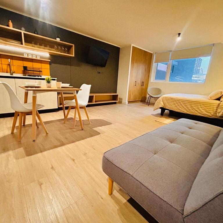 Moderno Depto cómodo y con Wifi - Frente al Metro - Apartamento de 1 dormitorio - 17