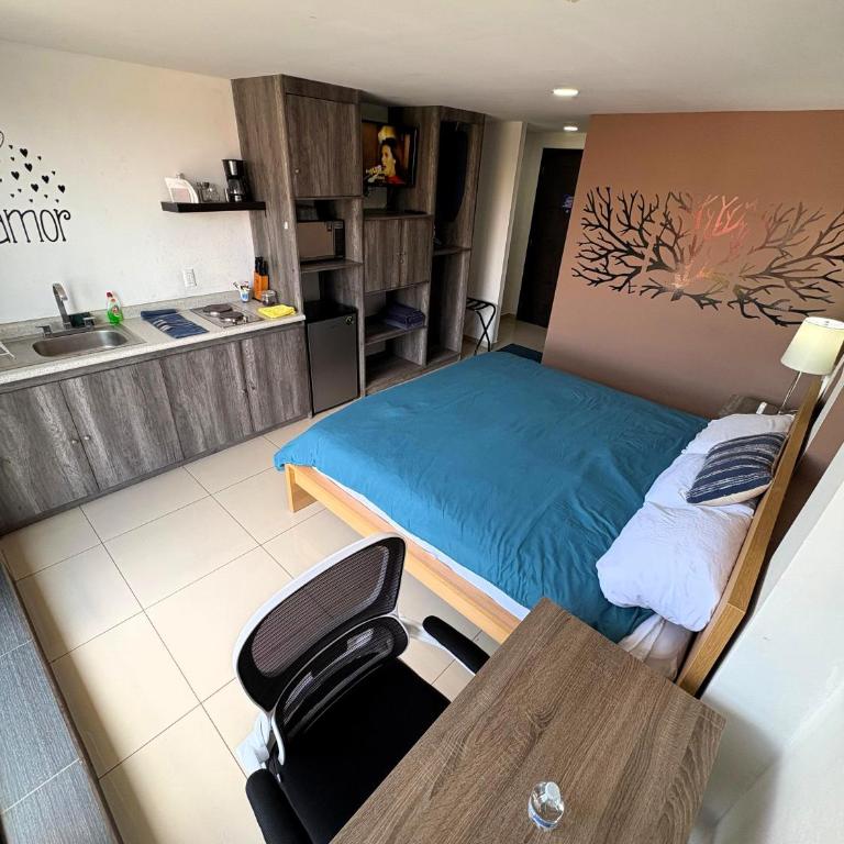 S09 SUITE KING Premium Suite TEC CEM Cocineta WiFi Balcón Parking Terraza - Habitación Doble Superior - 2 camas dobles - 29