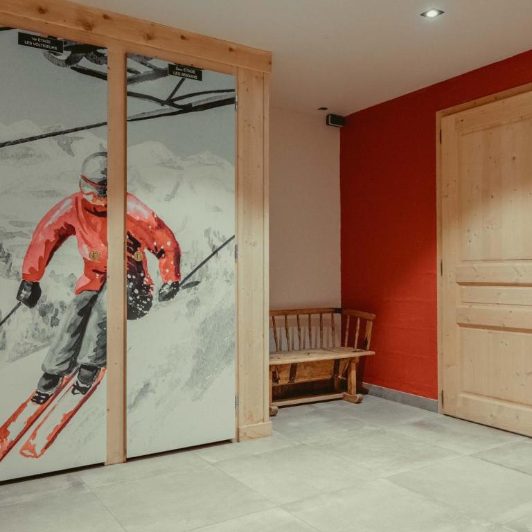 Appartement 71m2 près de Megève, à 200m télécabine la Princesse, local à ski, 2 chambres, parking couvert - Appartement 2 Chambres avec Balcon et Terrasse - 37
