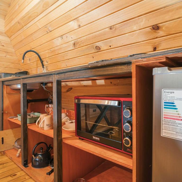 M Refugio 2 personas cocina Tinaja Bosque Cerca centro de ski - Chalet - 12