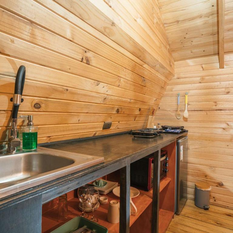 M Refugio 2 personas cocina Tinaja Bosque Cerca centro de ski - Chalet - 6