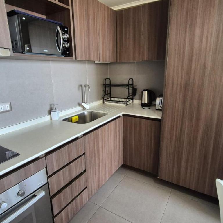 Depto 1 Dorm Frente al Mar y Laguna Cristalina - One-Bedroom Apartment - 17