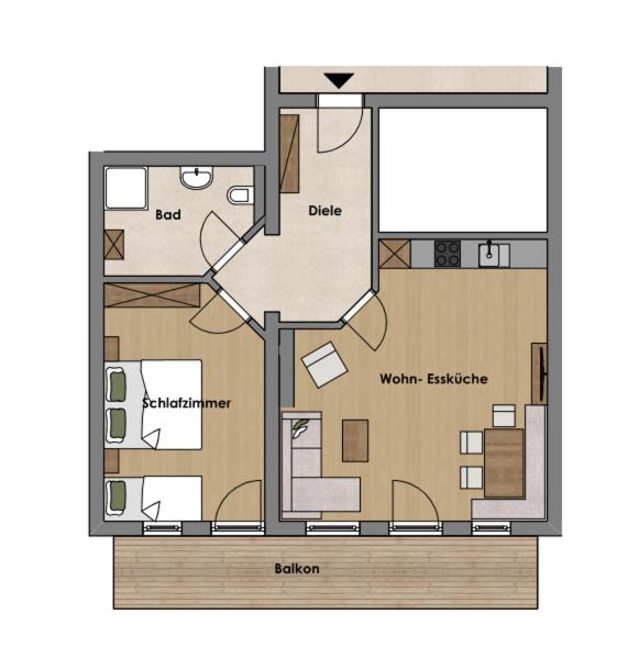 Starbauer - Apartment mit 1 Schlafzimmer - 3