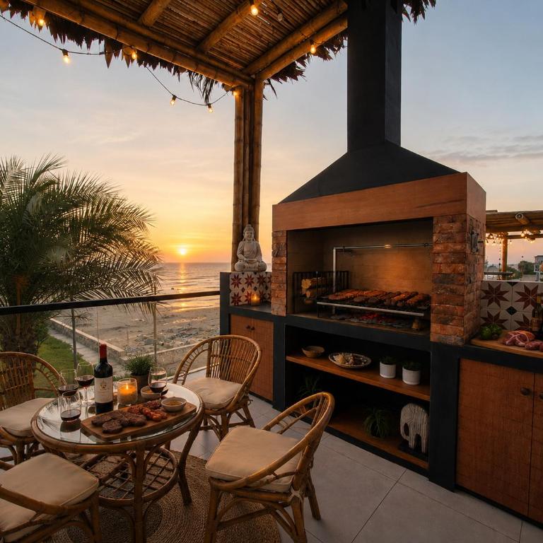 HERMOSA CASA CON PISCINA FRENTE AL MAR - PRIMERA FILA - Casa de 6 dormitorios - 12
