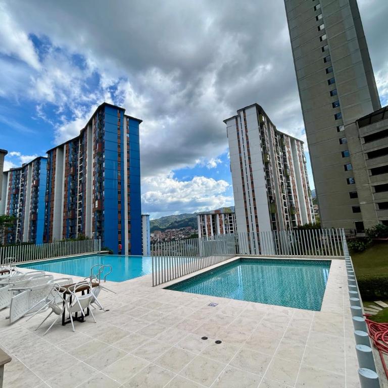 MiniPenthouse De Lujo Vista Espectacular Piscina Zona Laureles Estadio - Apartamento de 1 dormitorio - 2