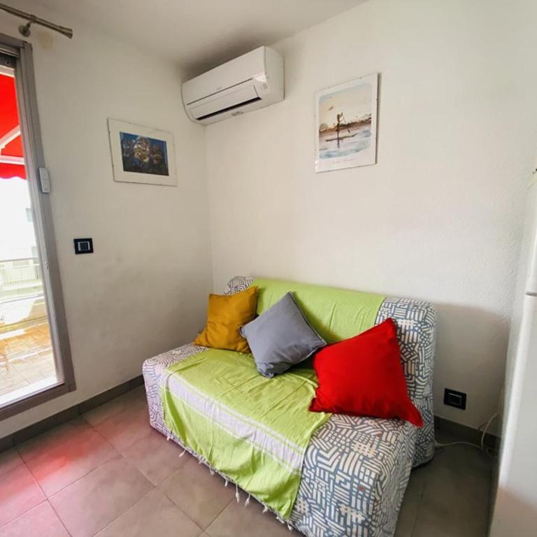 Studio climatisé avec terrasse, proche plage - 2 pers. - FR-1-874-89 - Studio - 2