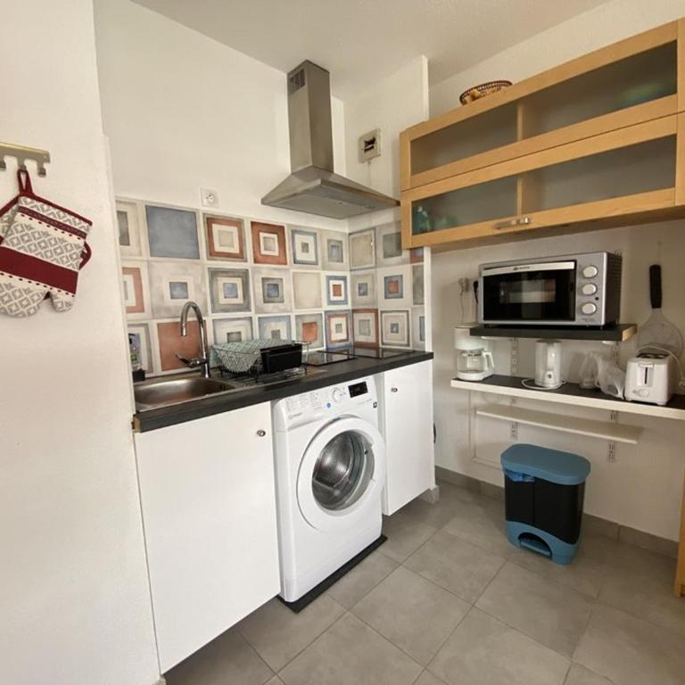 Studio climatisé avec terrasse, proche plage - 2 pers. - FR-1-874-89 - Studio - 7