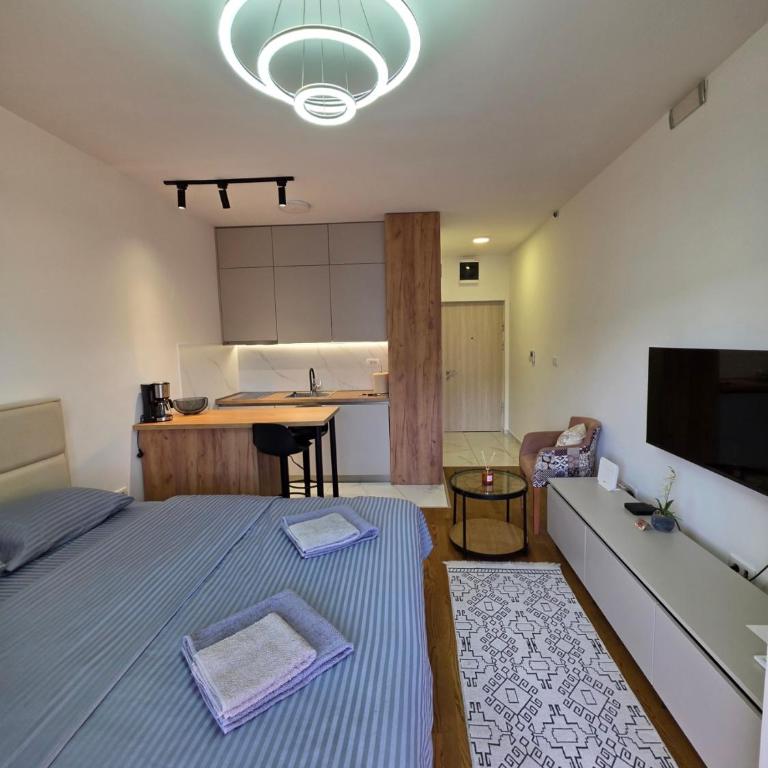 Capital Luxe Podgorica - Apartman sa 1 Spavaćom Sobom - 3