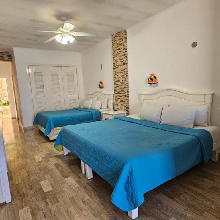 Caribbean View at Cancun Plaza Beachfront Condos - Suite Doble Deluxe - Cama grande - 8