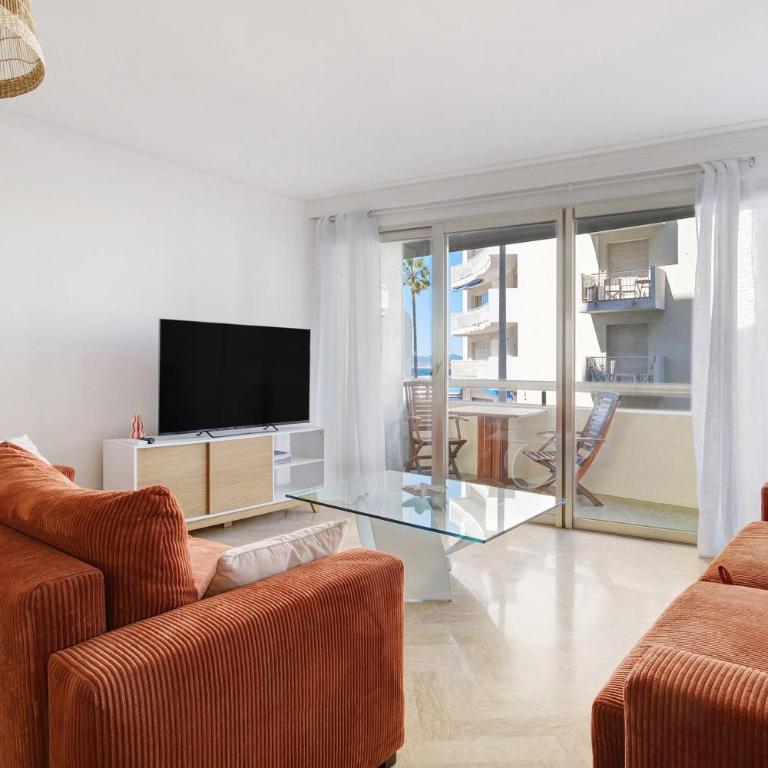 Juan Les Pins Le France 4p vue mer - Apartamento de 3 dormitorios y vistas al mar - 3