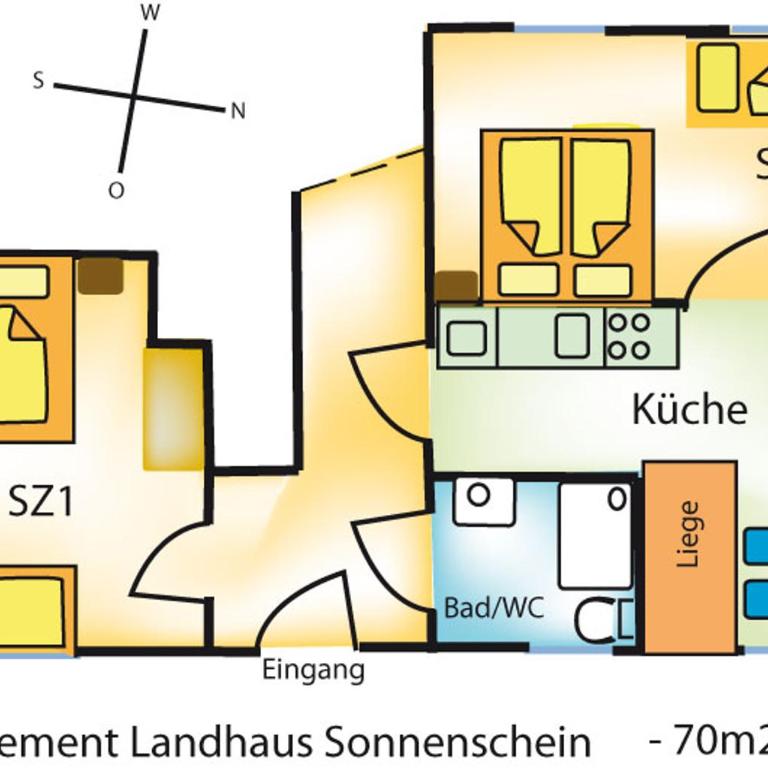 Landhaus Sonnenschein - Apartment mit 2 Schlafzimmern - 28