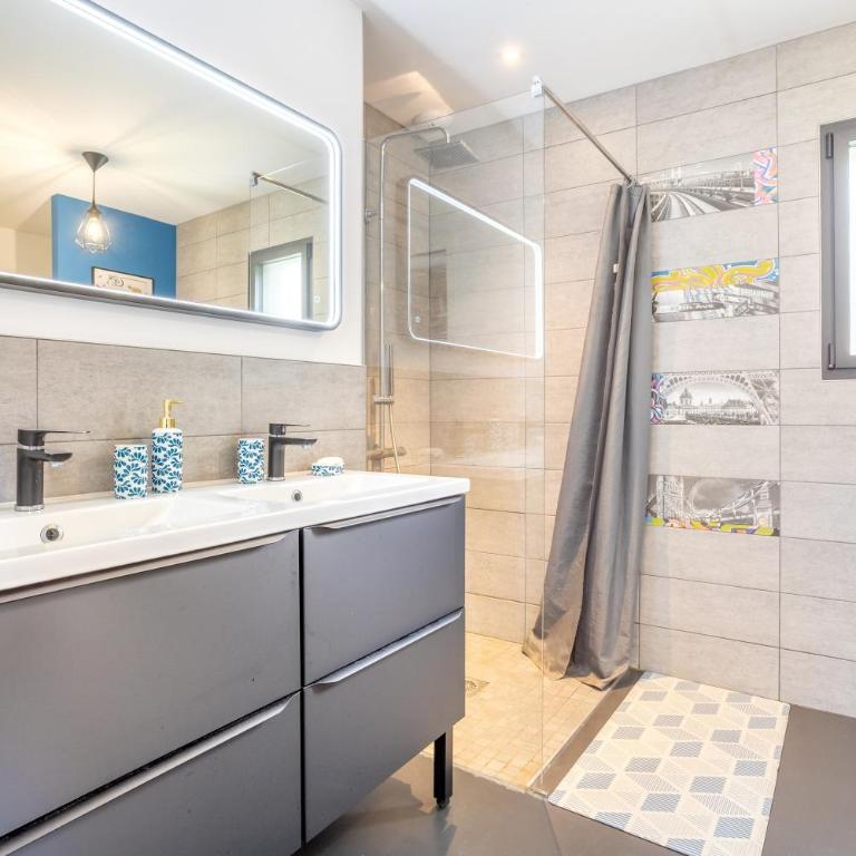 Sitelles Lodge Cube avec spa - Maison 3 Chambres - 10