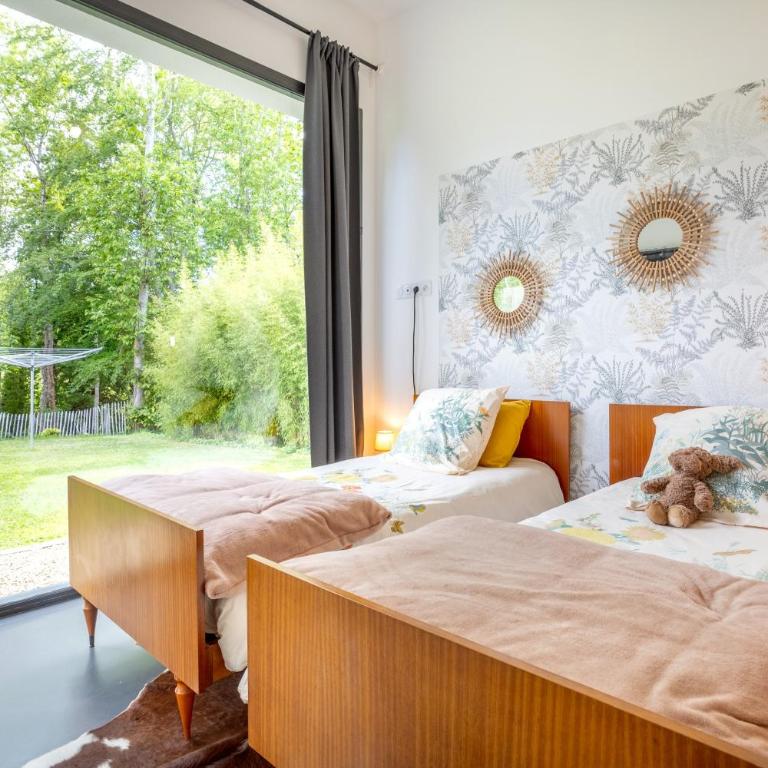 Sitelles Lodge Cube avec spa - Maison 3 Chambres - 11