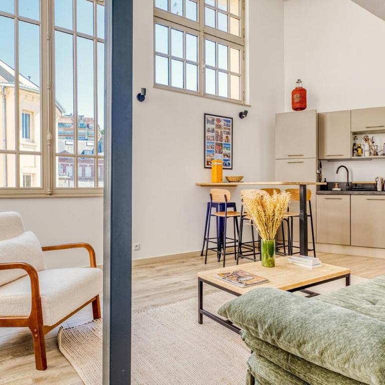 Duplex style Art Deco Trouville centre - Apartamento - 2