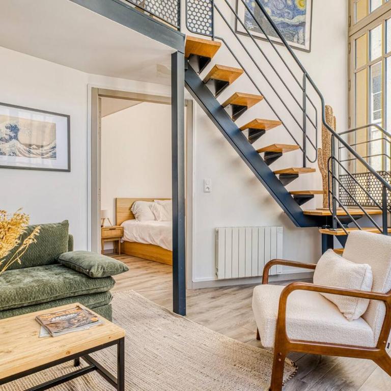 Duplex style Art Deco Trouville centre - Apartamento - 5