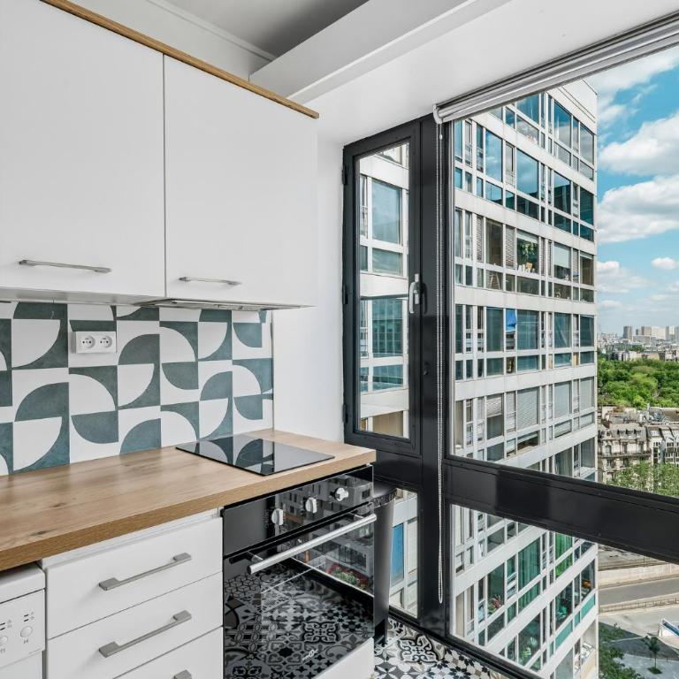 Paris Montparnasse Panoramic View, 3 Beds, Metro 4, 6, 12, 13 - Appartement - Vue sur Ville - 16