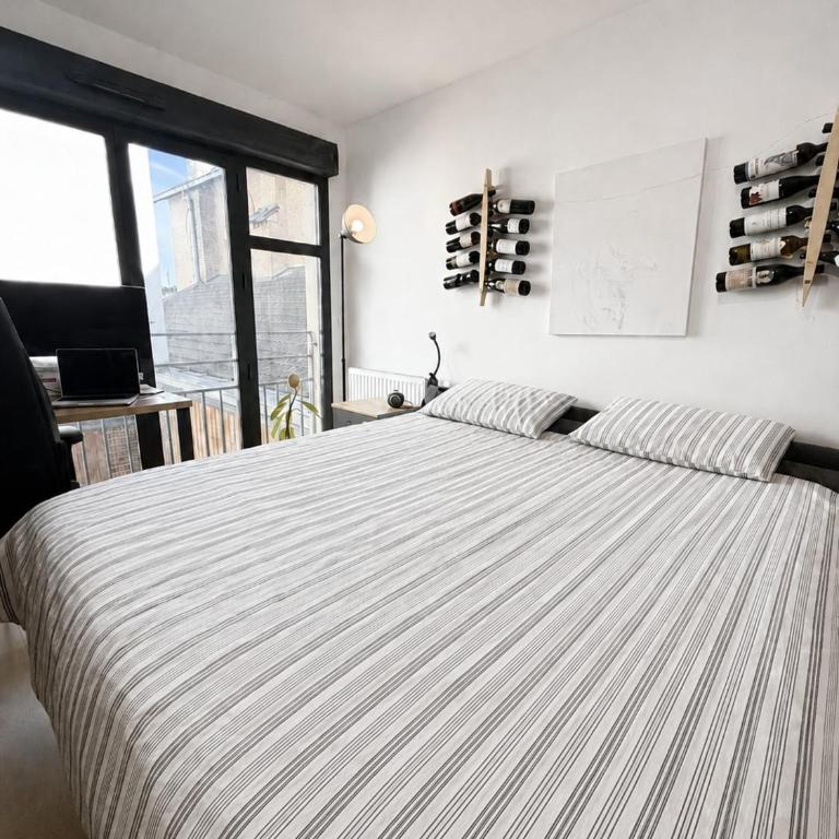 Cozy studio with Eiffel view, Paris 14 - Studio Lit King-Size - 7