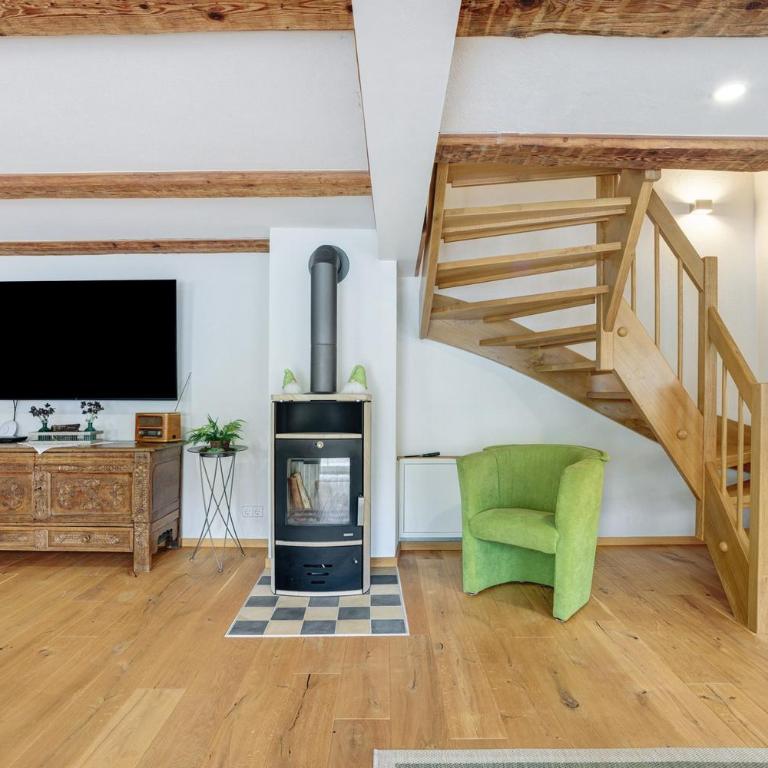 Ferienwohnung Trendelmühle Lautrach - Deluxe-Apartment mit 2 Schlafzimmern und Gartenblick - 2